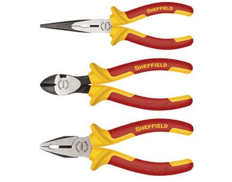 3Pc Insulated Pliers Set